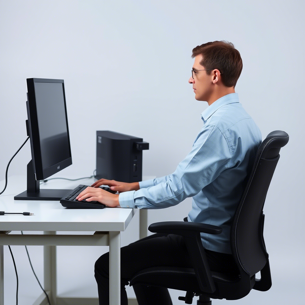 Proper Typing Posture